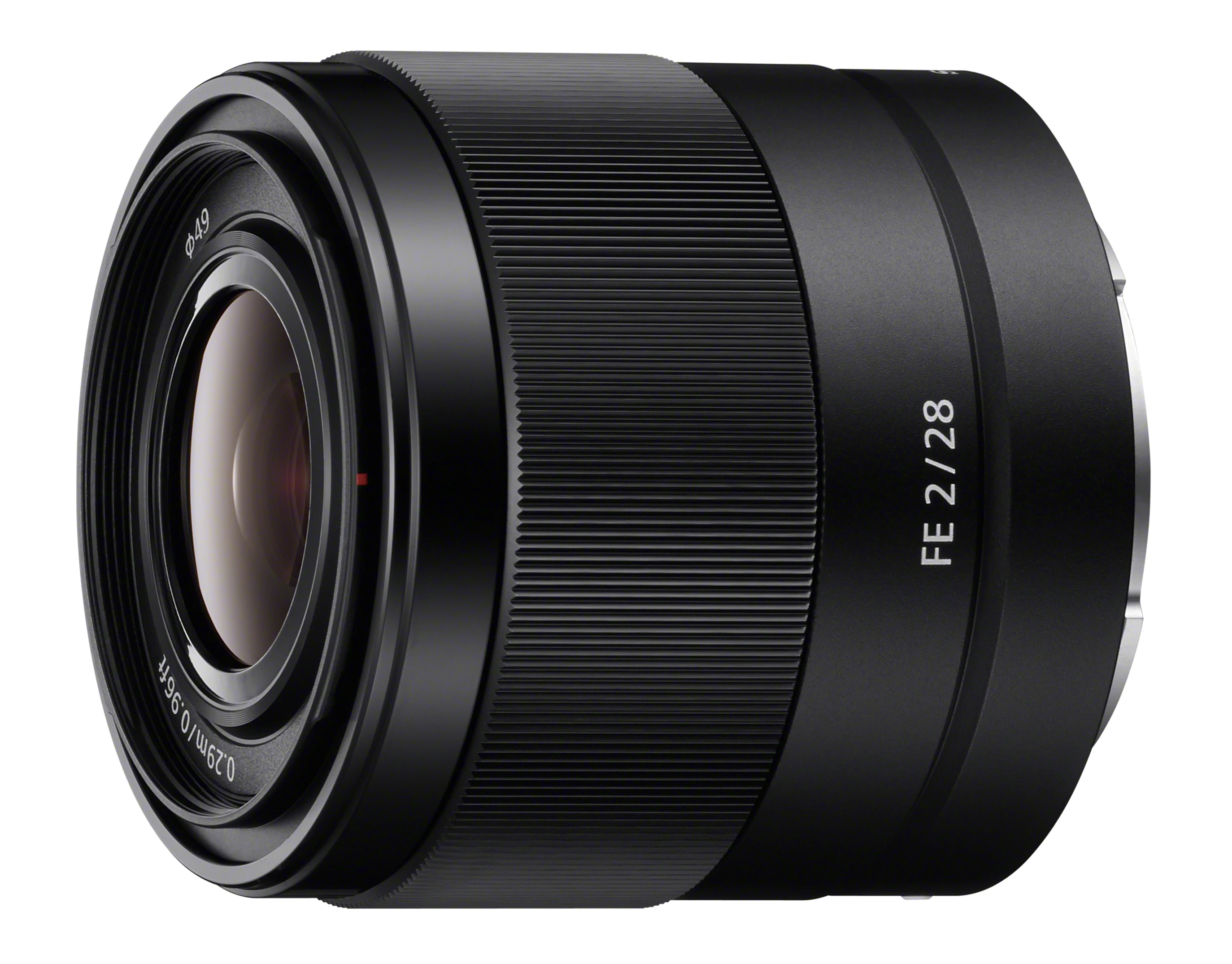 The Sony FE 28mm F2 is a wide angle prime lens with a 9-blade circular aperture