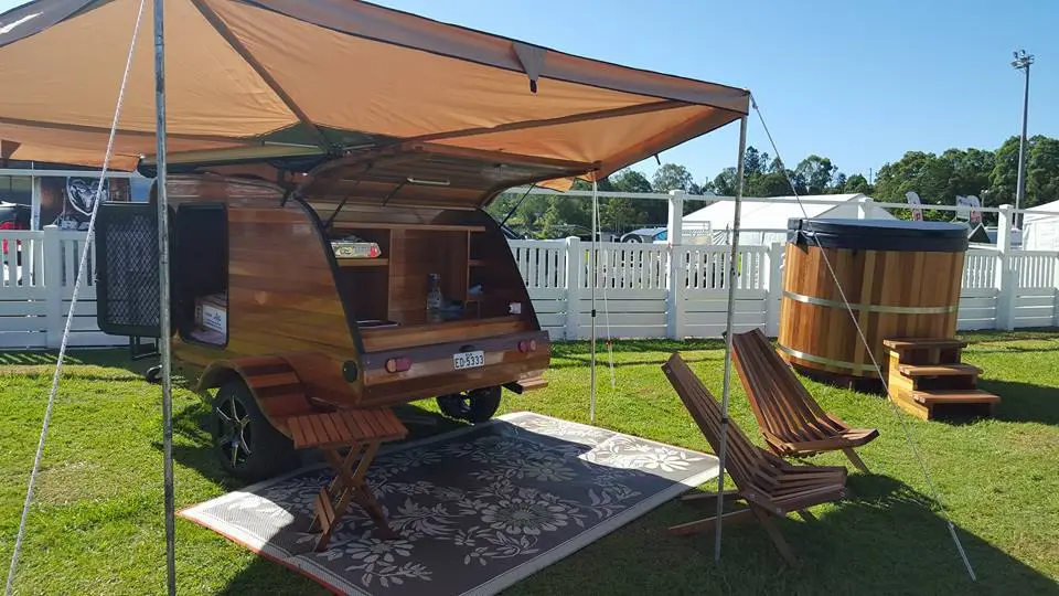 WOW Cedar Teardrop Trailer