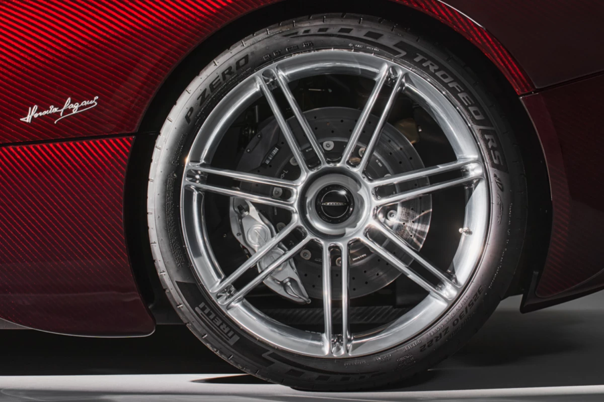 The Pagani Utopia Roadster is the first car to benefit from Pirelli's new smart tire