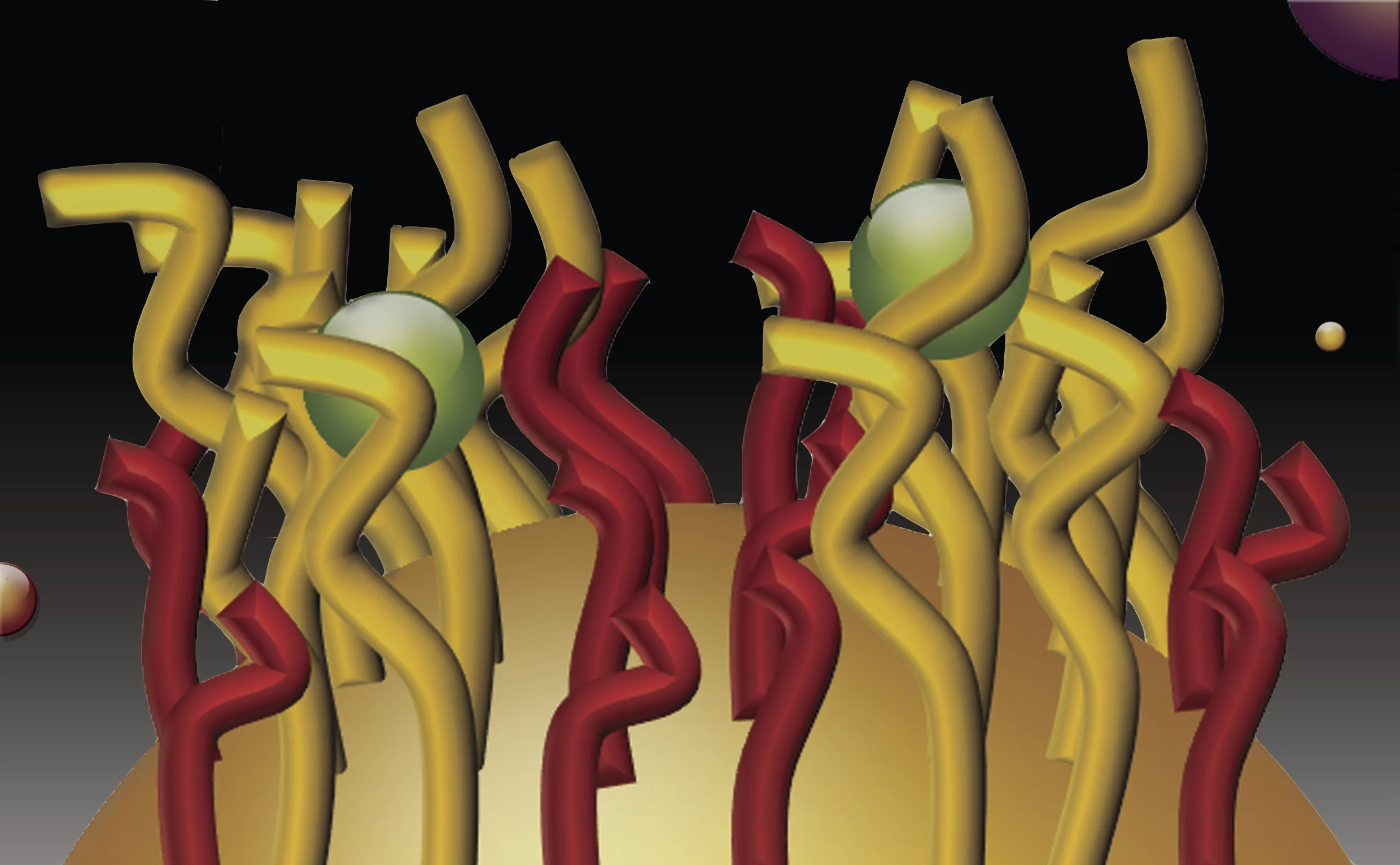 The tiny hairs on the "nano-velcro" particles trap heavy metal ions in their grasp allowing the level of pollution to be calculated with a voltage-measuring device (Image: Northwestern University)