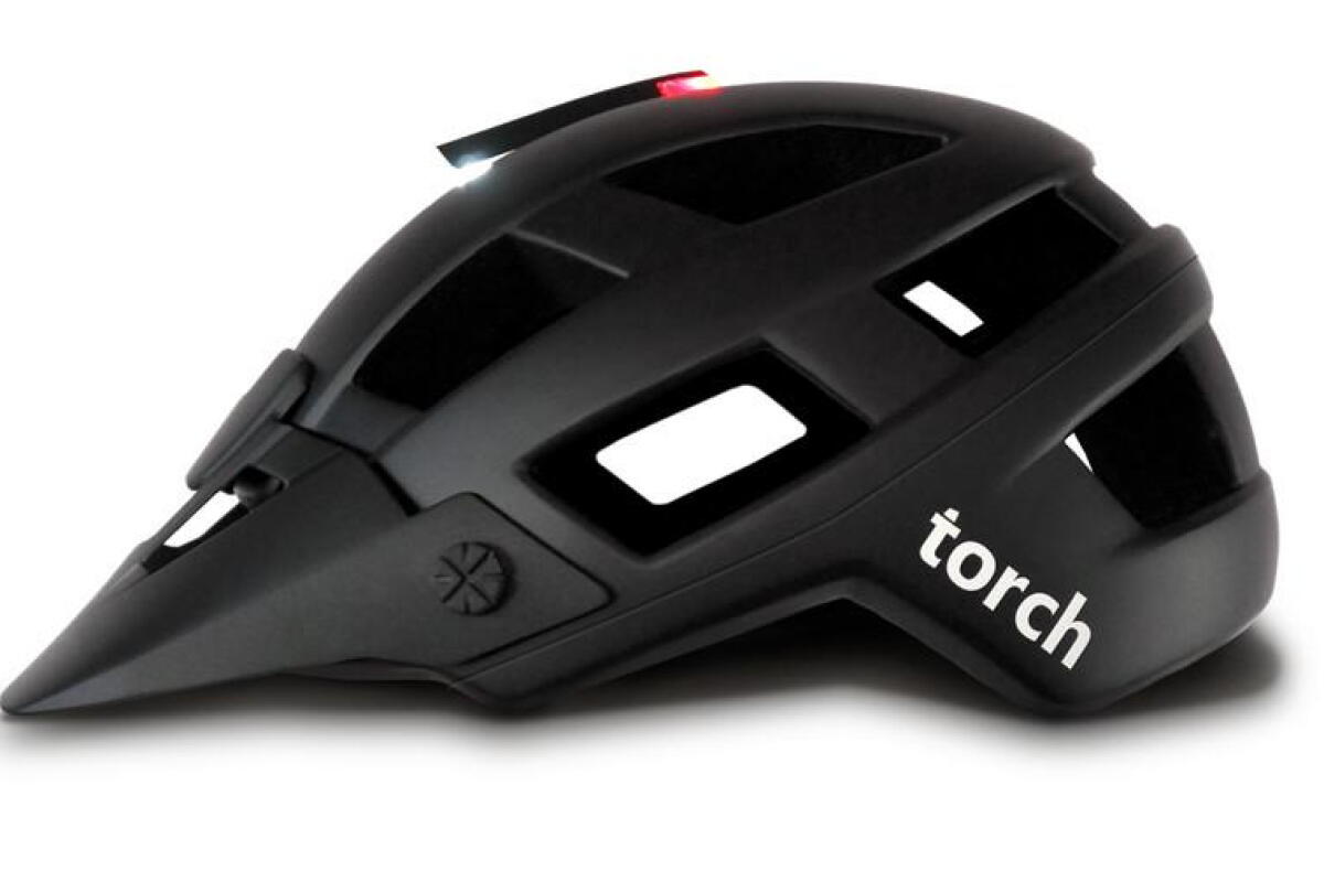 Bright Bike Helmet Goes In For Low Lighting