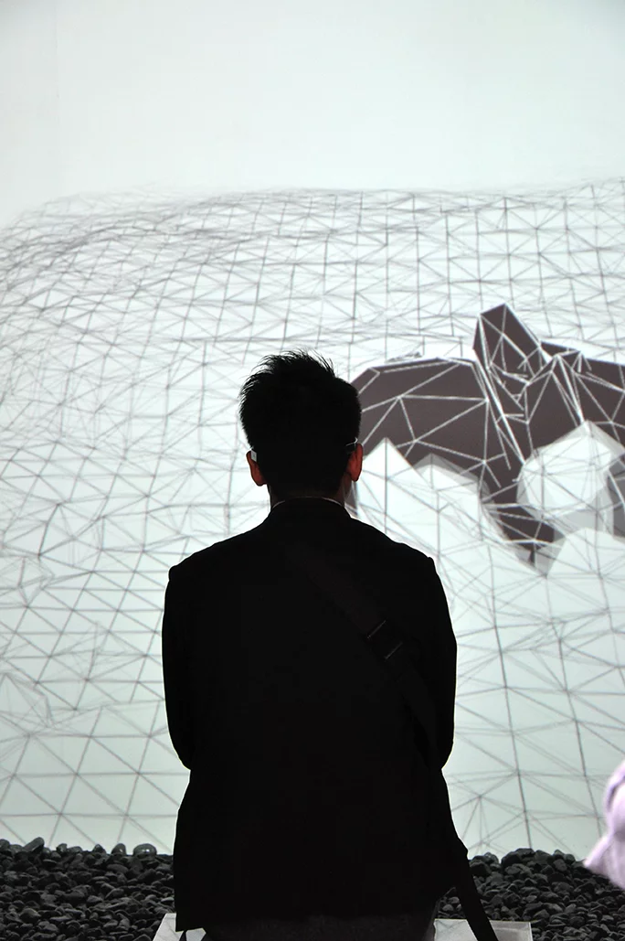 3D digital show on display at the Tokyo quarter, FuoriSalone (Photo: Edoardo Campanale/Gizmag.com)