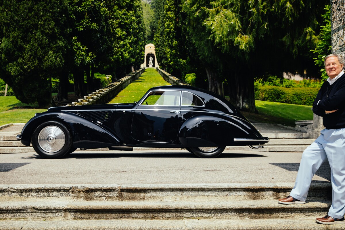 This 1937 Alfa Romeo 8C 2900B Touring Berlinetta owned by David and Ginny Sydorick won the Coppa d’Oro Villa d’Este (awarded to the “Best of Show” voted by public referendum) and the Trofeo BMW Group awarded to the “Best of Show” by the Jury.