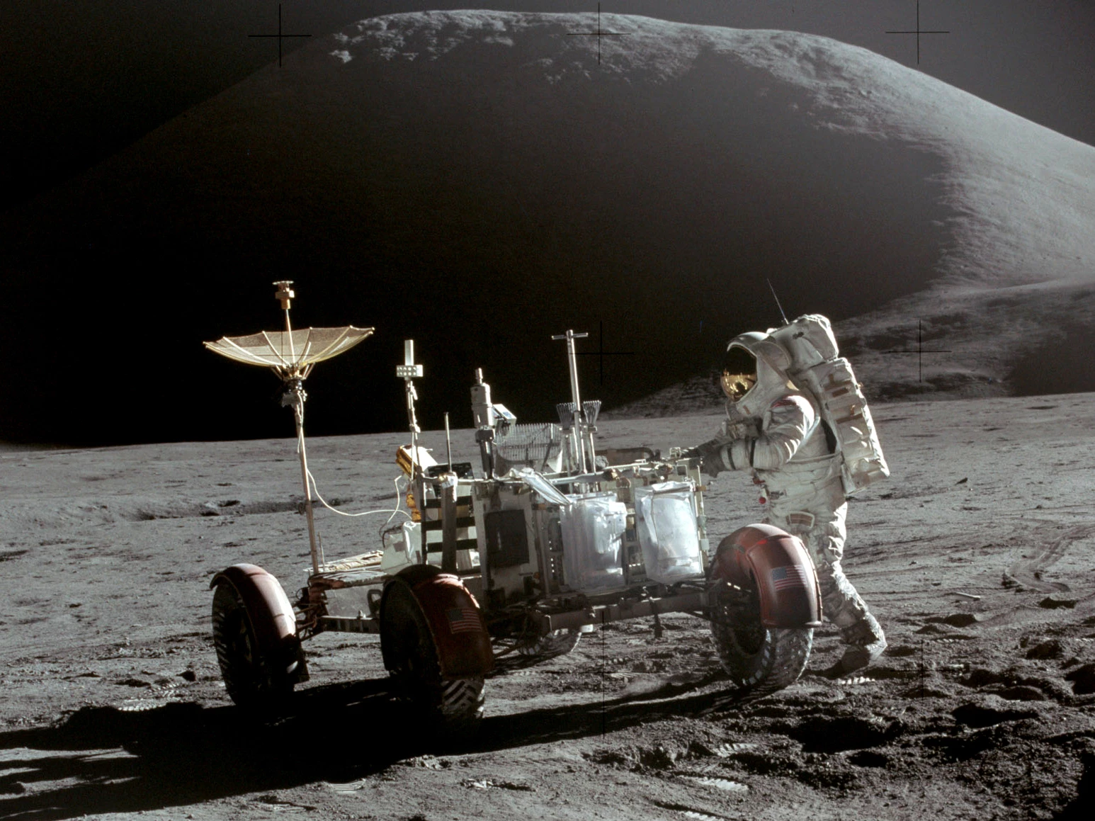 Irwin and the Lunar Rover