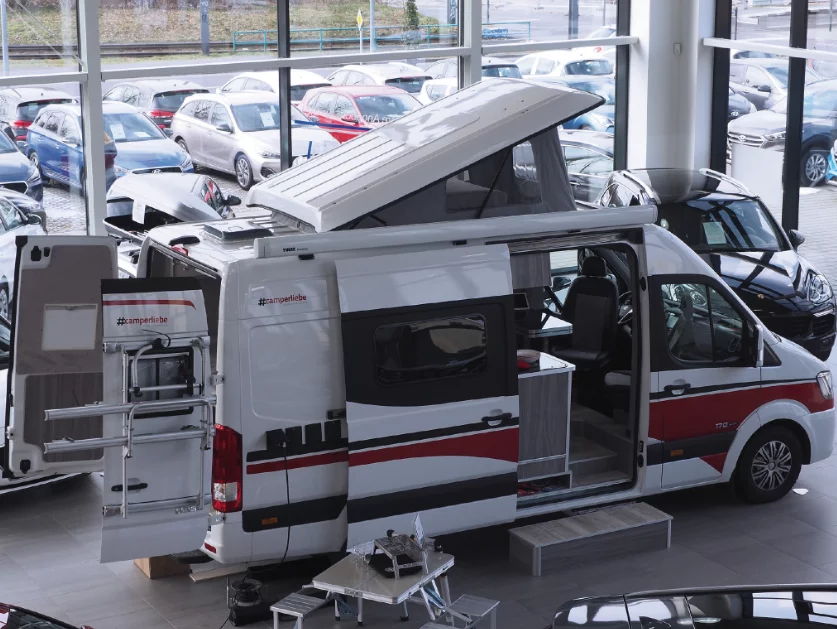 The Camperliebe starts under 60,000 euros for the complete van