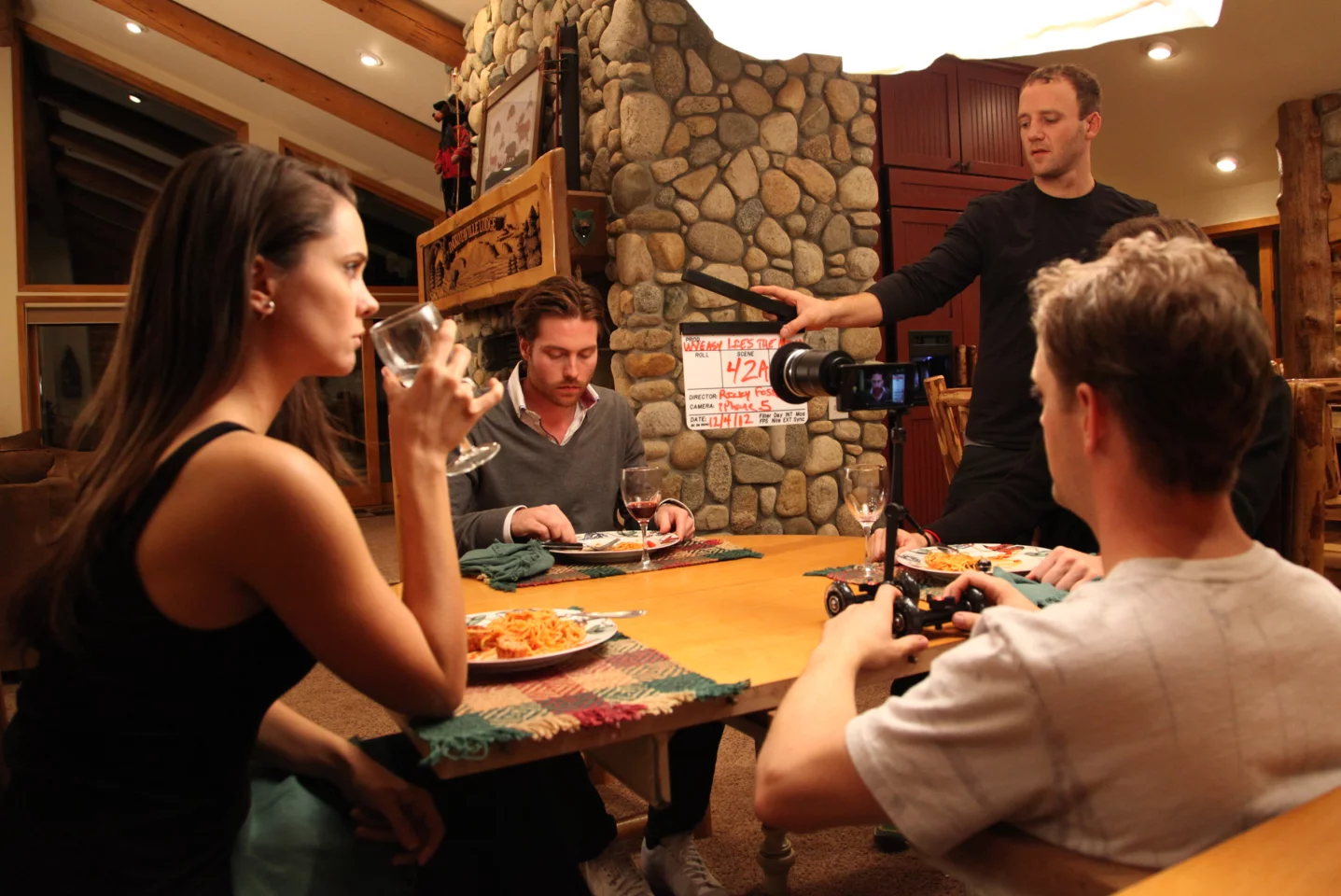 The film was conceived by California-based writers/actors Jonas Fisch, J'aime Spezzano, and Dillon Tucker, and was shot/directed by cinematographer Ricky Fosheim
