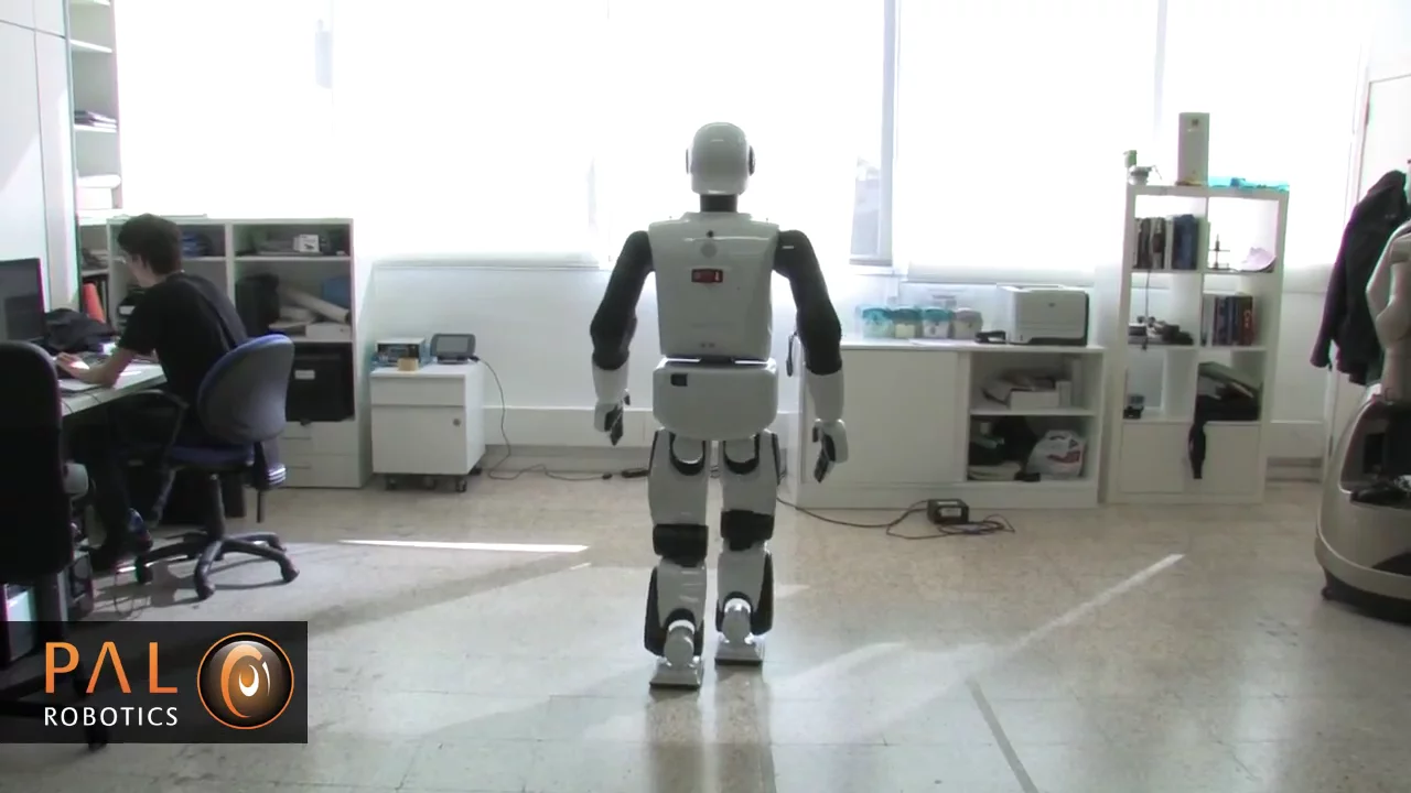 REEM-C features 44 degrees of freedom and can operate for up to 3 hours on its 44 V Li-Ion battery