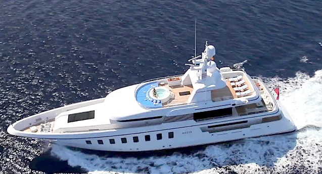 DISPLACEMENT MOTOR YACHT OF BELOW 500GT winner Helix