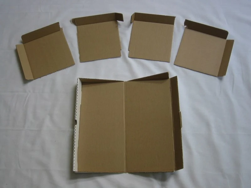 Green Box separated into its individual parts
