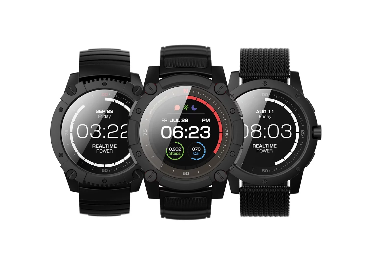 The PowerWatch 2 can save energy with a monochrome mode