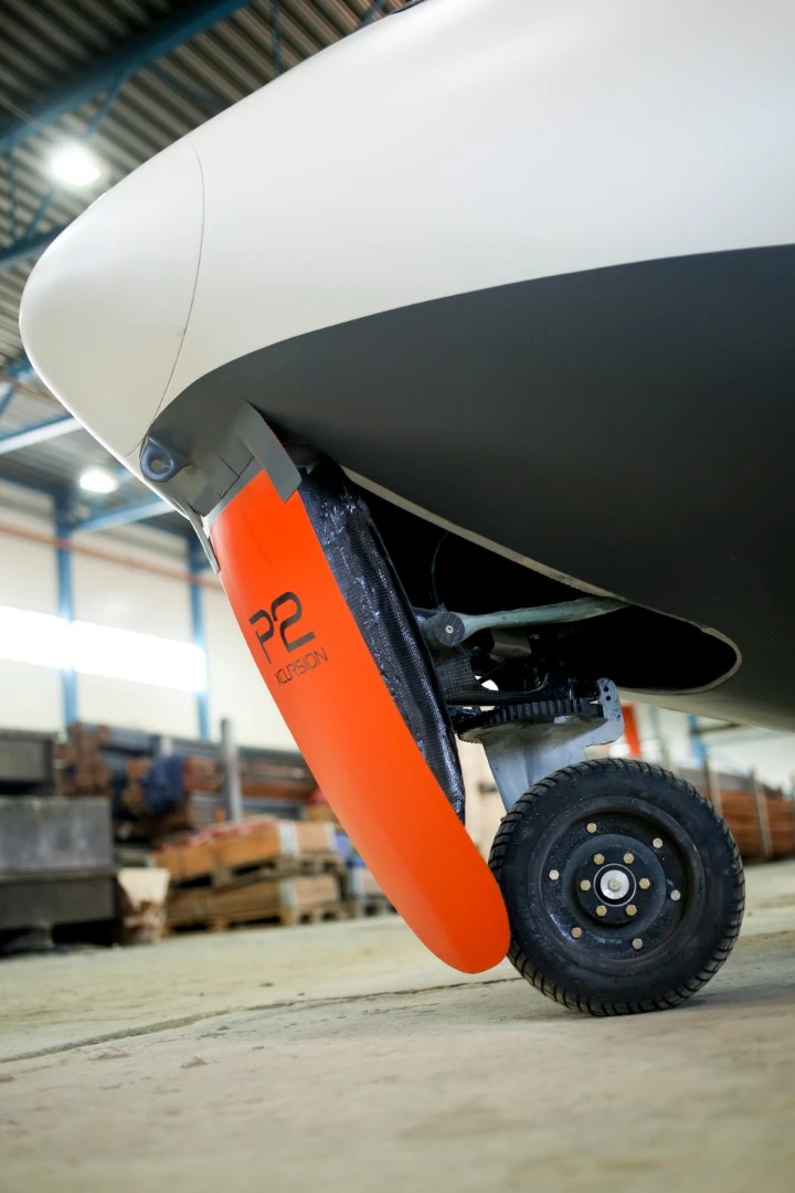 The P2 Xcursion undercarriage