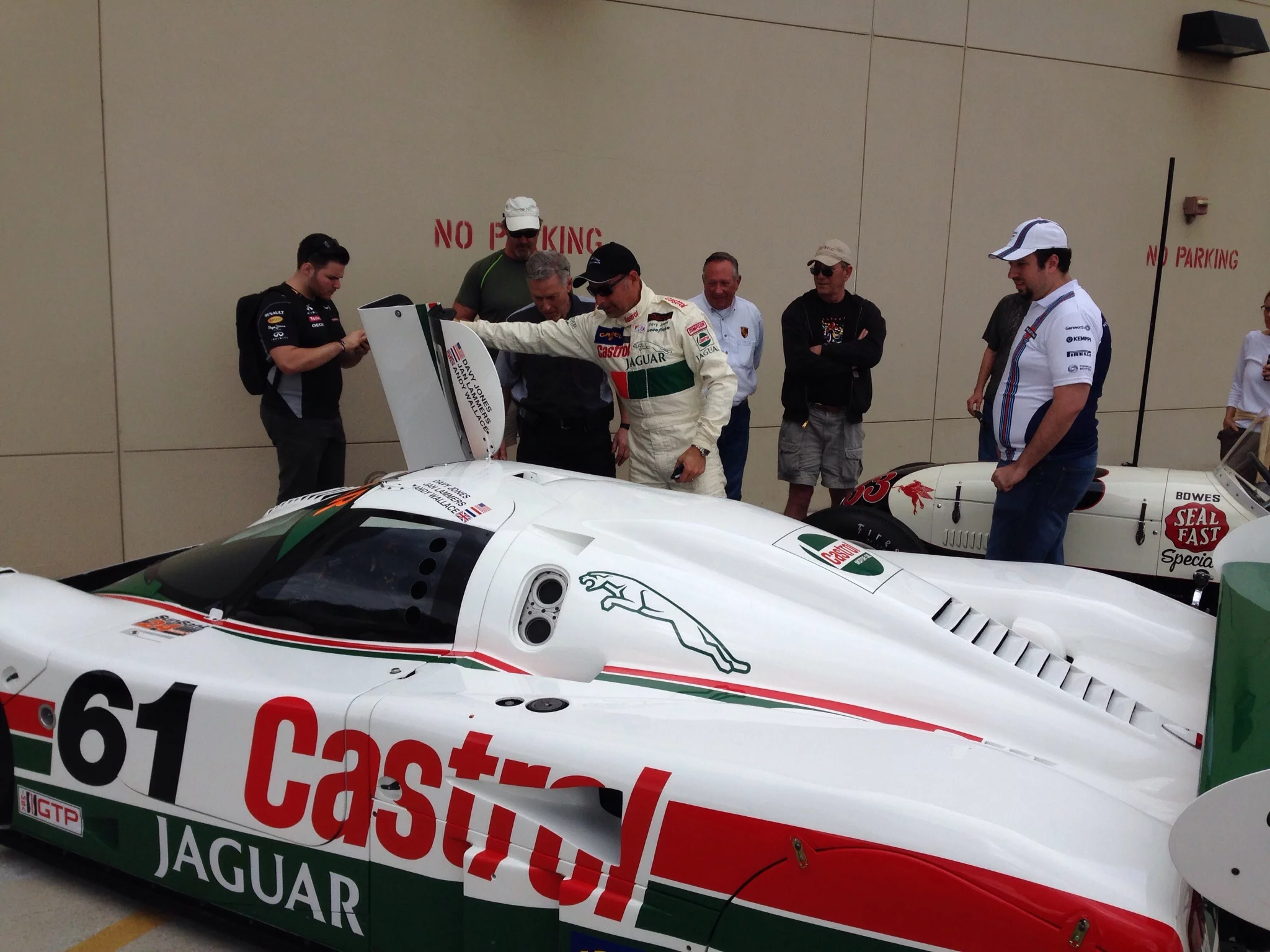 The 1988 Jaguar XJR-9 race car was estimated to sell between $3,000,000 and $5,000,000 and sold for $2,145,000Official Auction Page(Photo: Somer Hooker/Gizmag.com)