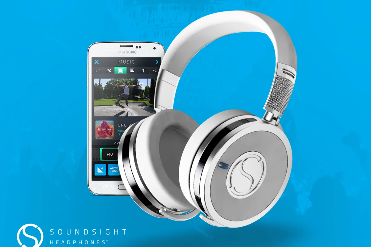 The Soundsight wireless headphones with video recording capabilities