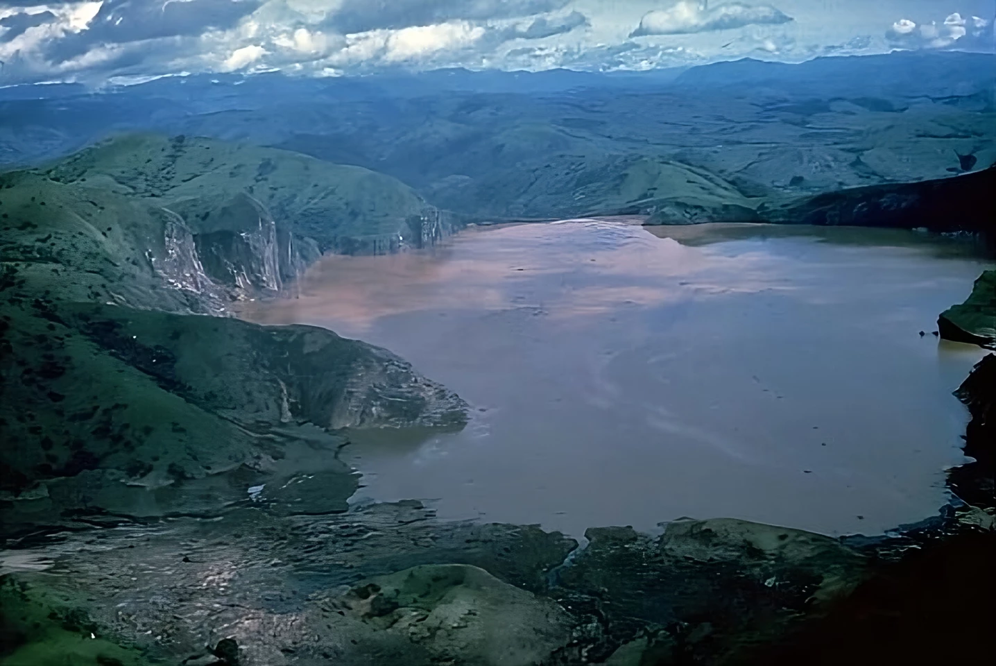 Volcanic Lake Nyos in Cameroon, Africa, 1986