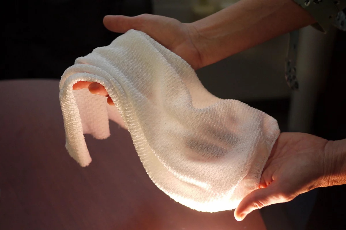 A new fabric can sense body heat and automatically vent it to the outside air