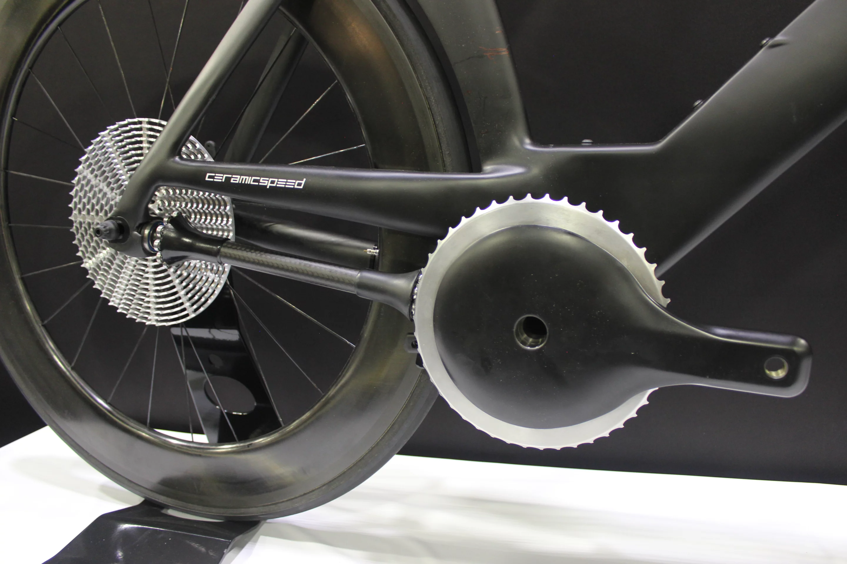 CeramicSpeed's DrivEn pinion-style shaft-drive system made its North American debut at NAHBS