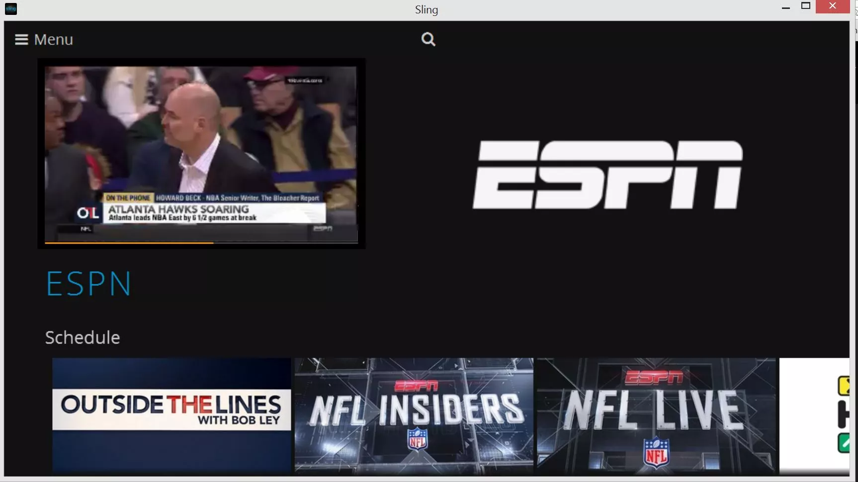 Sling on Windows 8.1