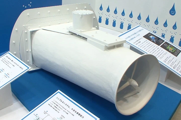 The Cappa compact hydropower generator can deliver 250 W of electricity