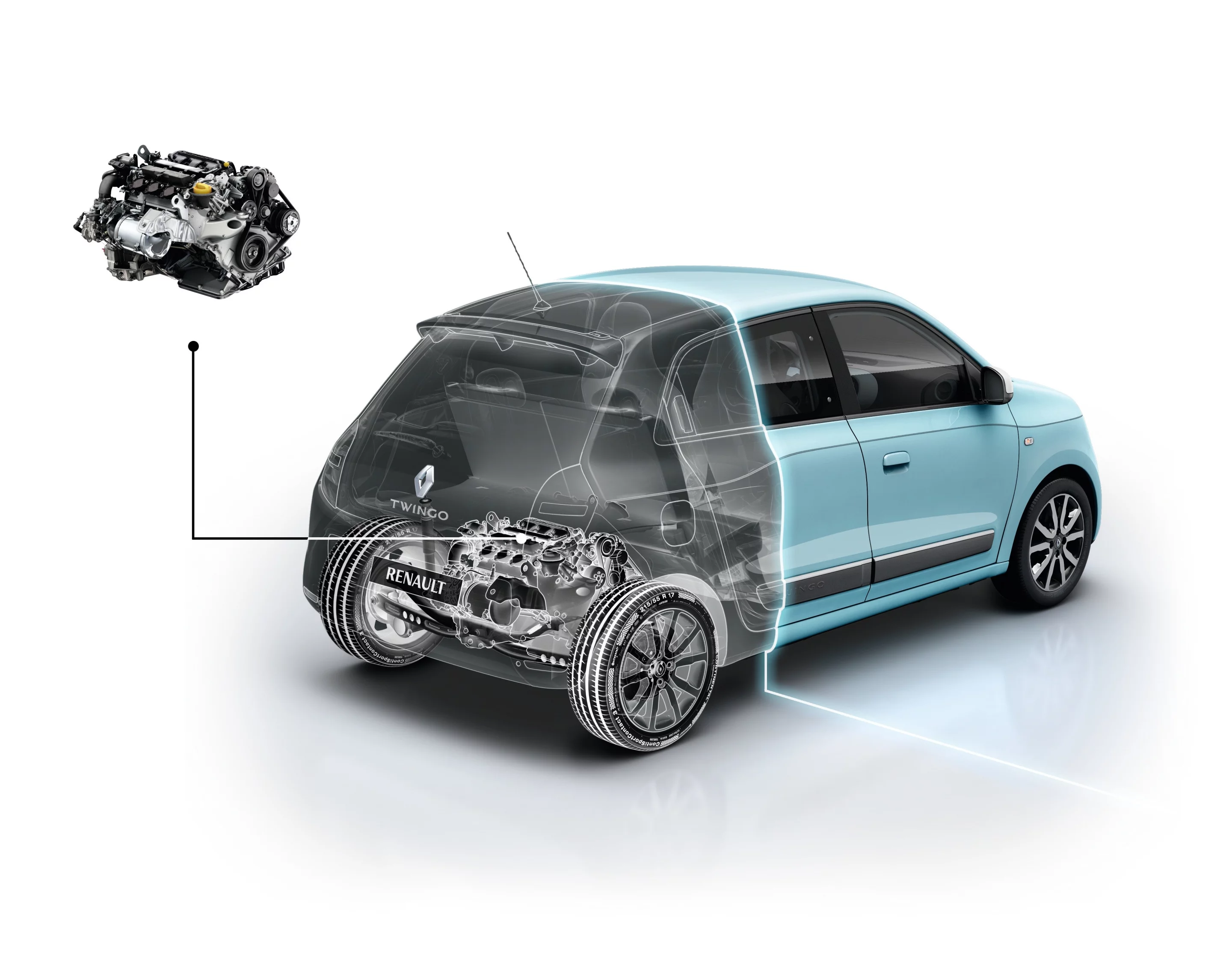 Renault Twingo engine mount