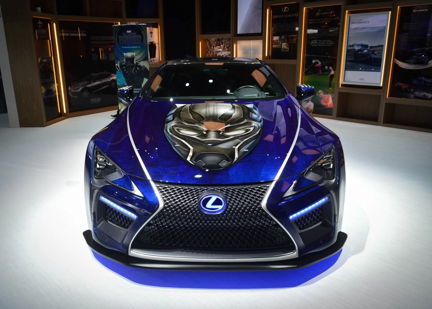 Lexus prepared this Black Panther Inspired LC for SEMA 2017
