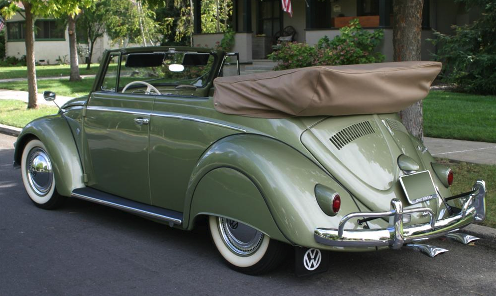 This 1956 Volkswagen Beetle Cabriolet sold for $51,700 at a Barrett-Jackson Scottsdale sale in 2006 | Auction Link