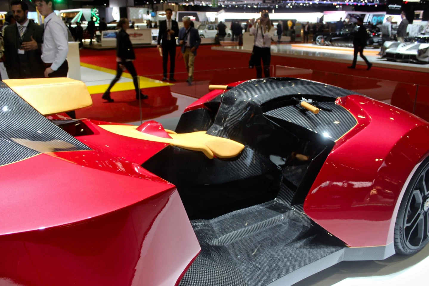 No pedals or levers are in evidence on the prototype as yet