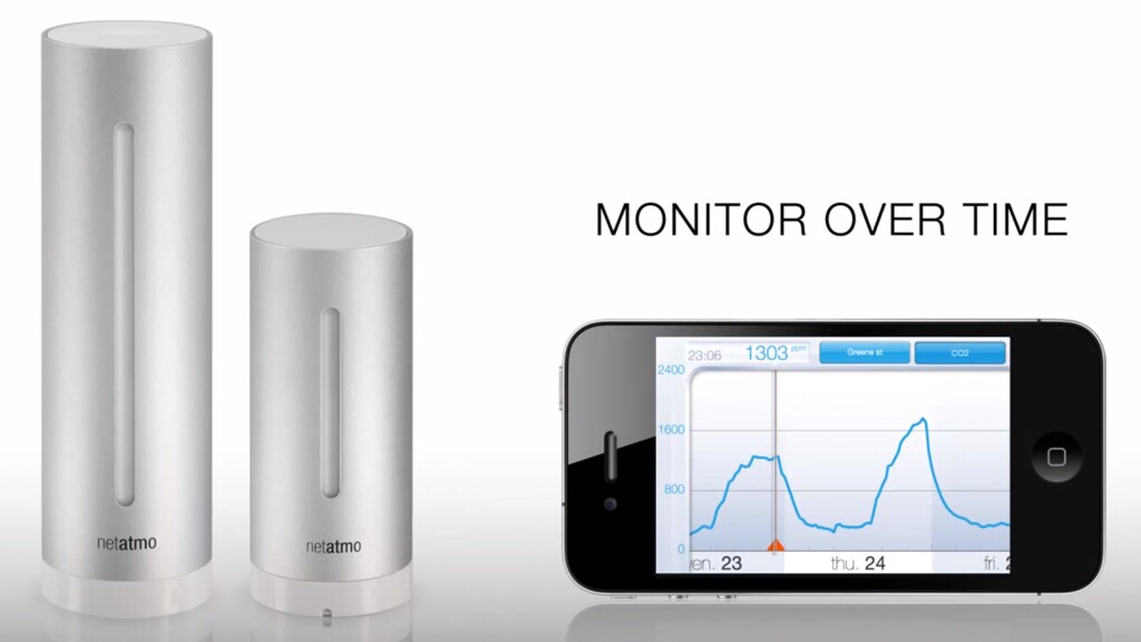 Netatmo's Urban Weather Station lets users monitor environmental conditions over time