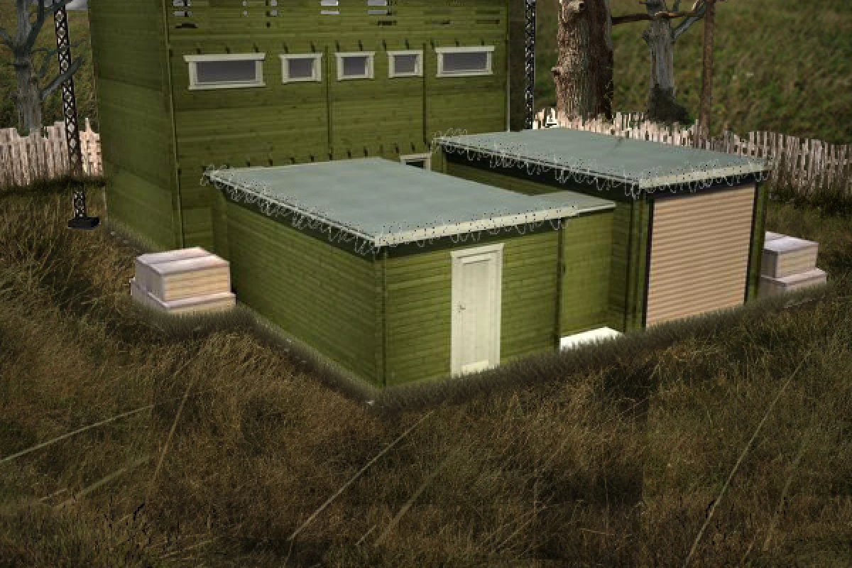 The Zombie Fortification Cabin (ZFC-1), by British company Tiger Log Cabins (Image: Tiger Log Cabins)