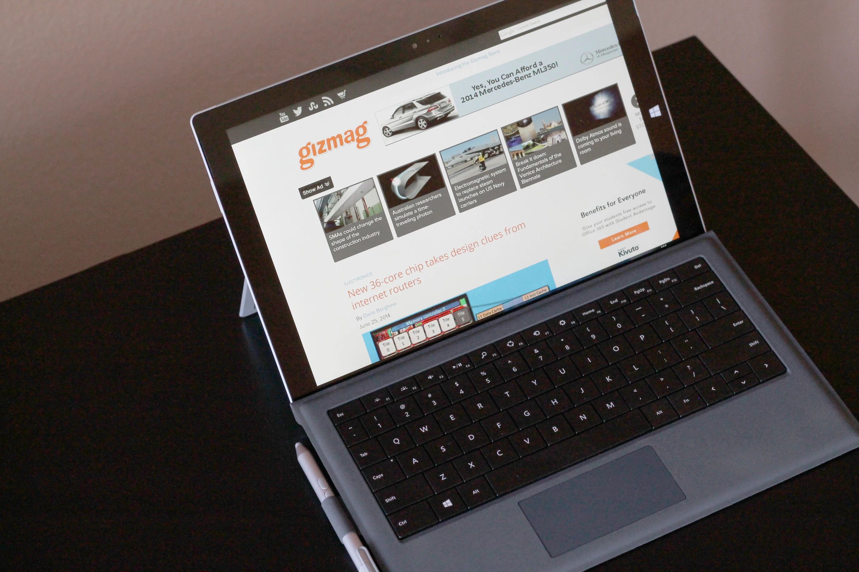 Surface Pro 3 in laptop mode