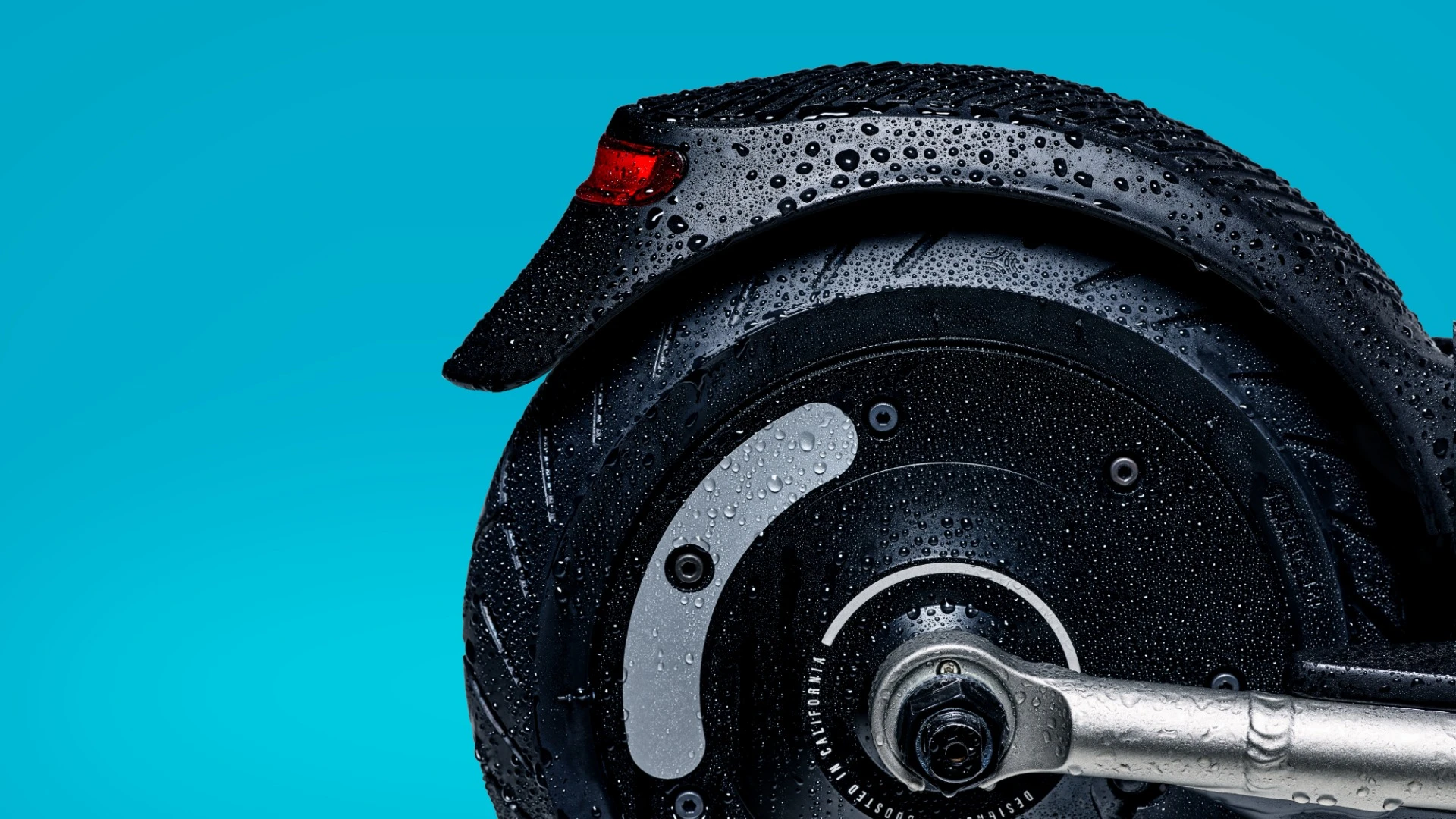 The Rev features three braking options, including a mechanical brake engaged through the rear fender