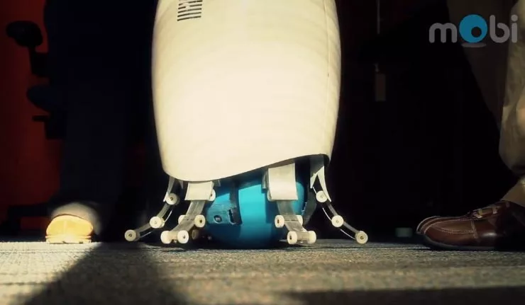 mObi can unfurl a support mechanism in a fraction of a second