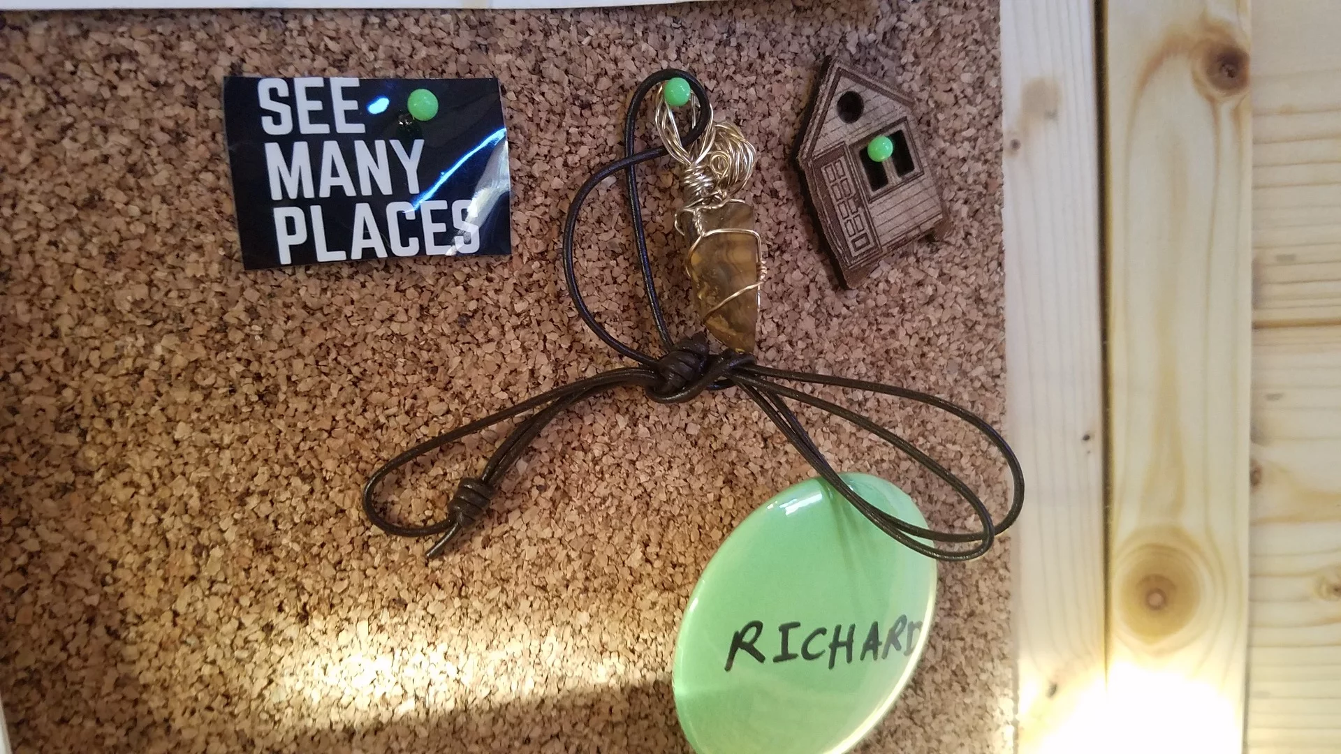 Owner of the Terraform Three Richard Ward collects nicknacks from his various travels