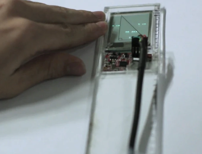 Glassified can take measurement of angles drawn on paper