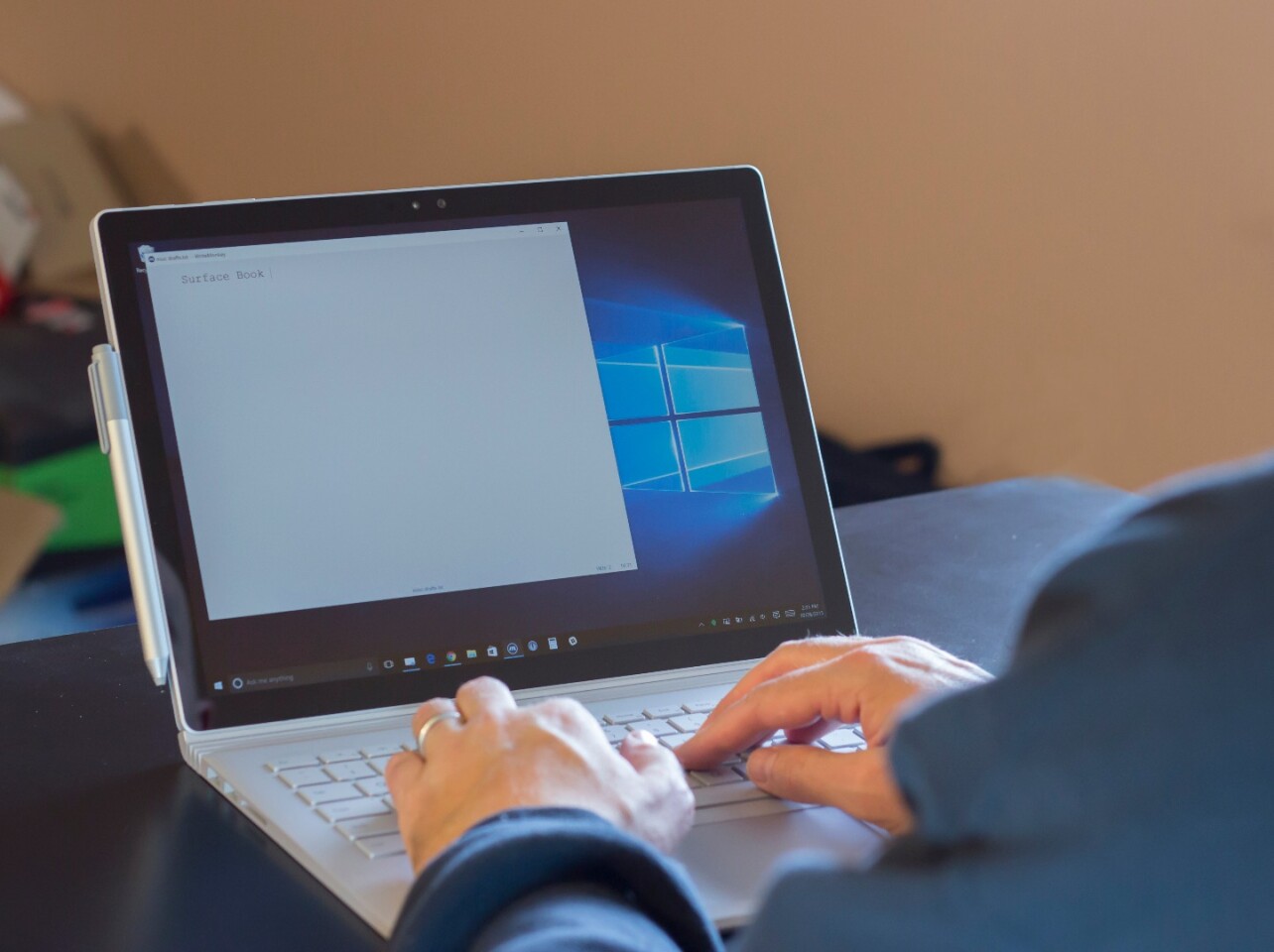 The Surface Book is available starting today, beginning at US$1,499