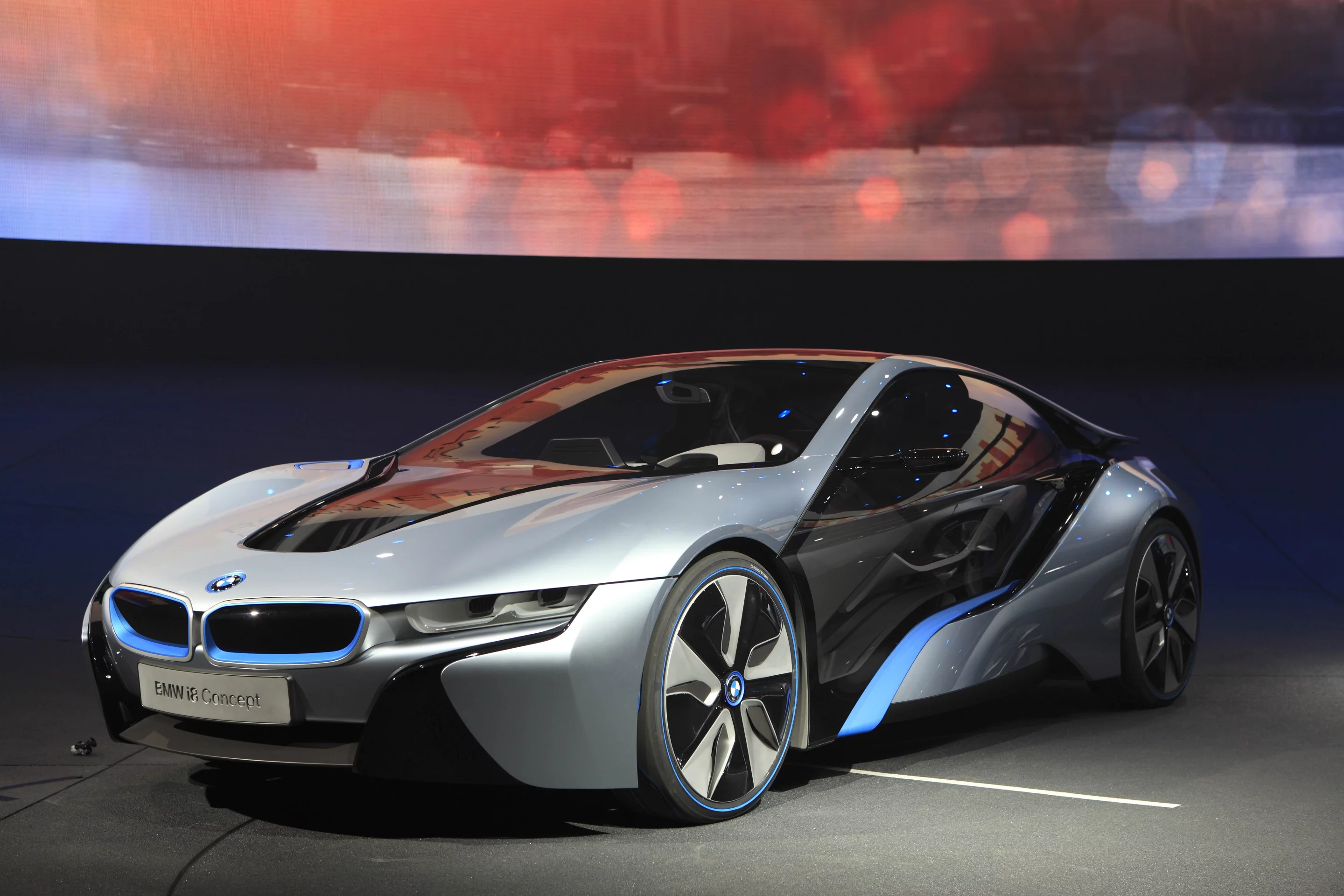 The BMW i8 plug-in hybrid car