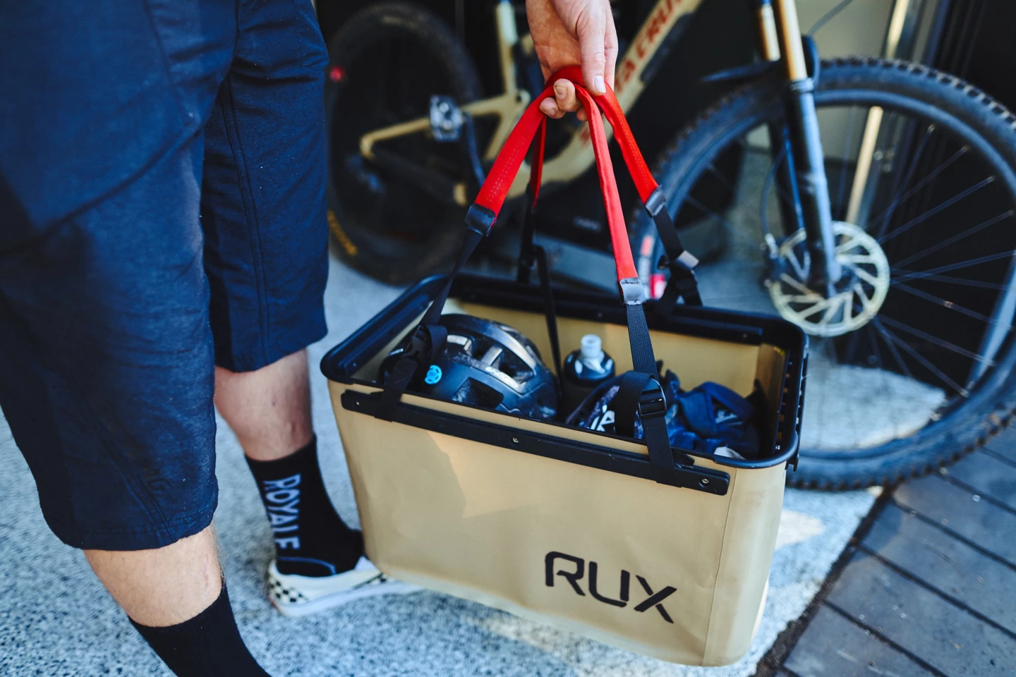 Rux envisions its boxes being handy for camping and all kinds of outdoor recreational use