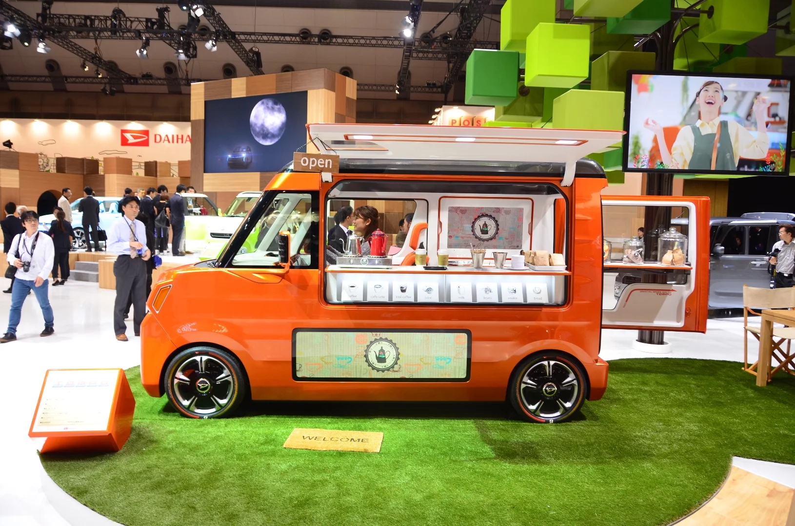 Stock the glass case, pop the window and you're open for business