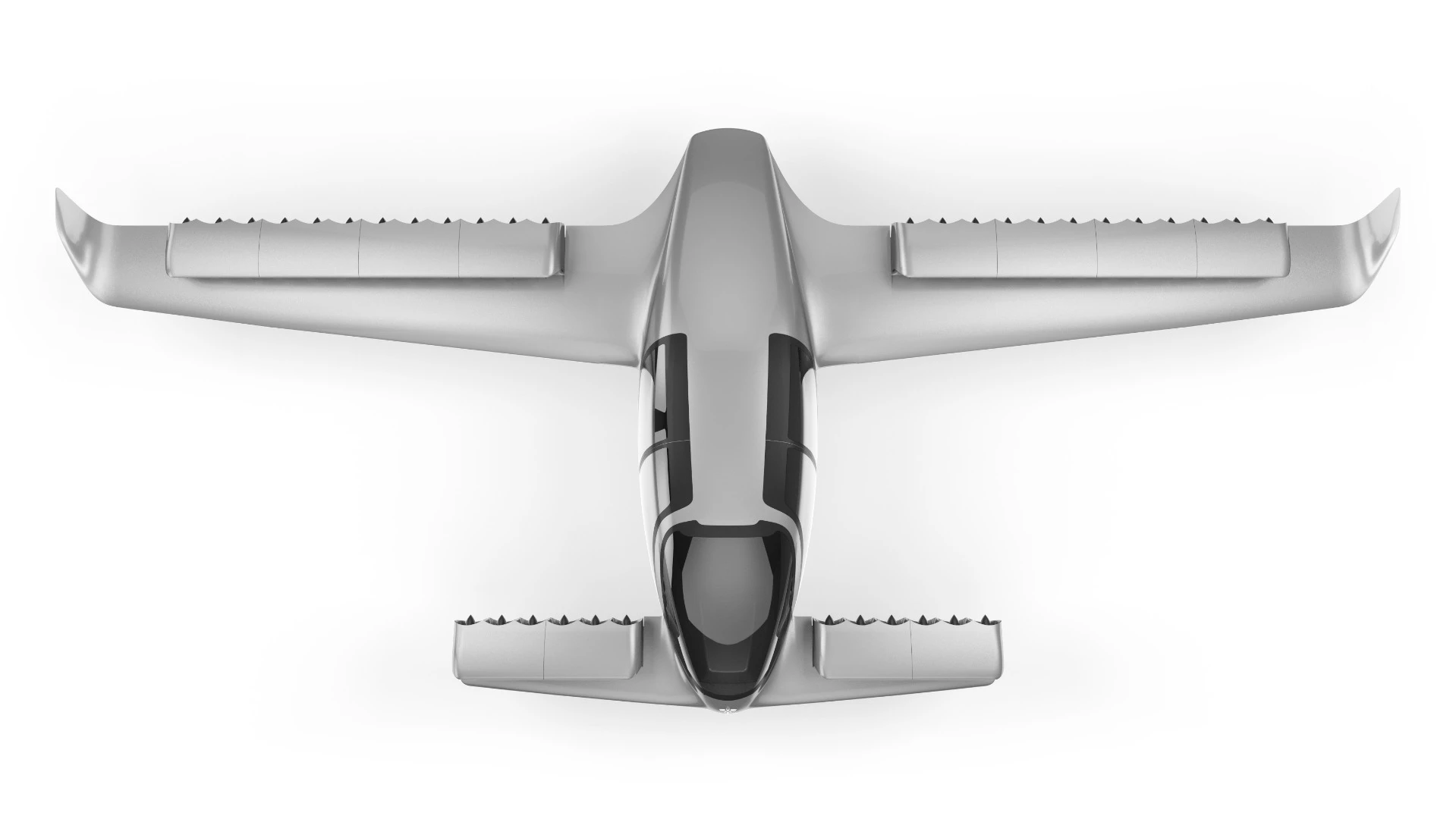 Top view of the projected air taxi