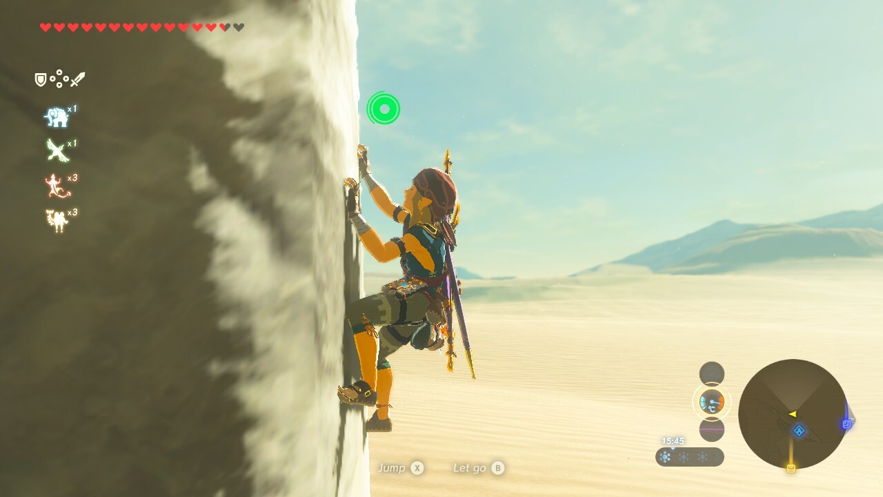 How to get the climbing gear in Breath of the Wild