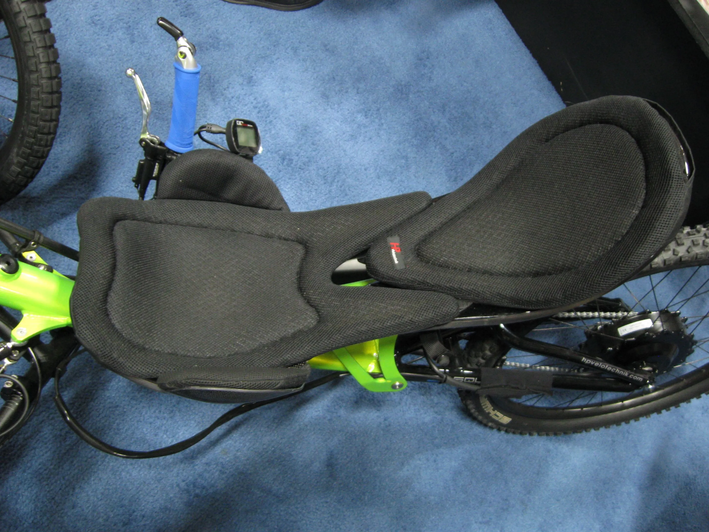 If you don't like the standard seat, an online configuration tool allows you to choose another