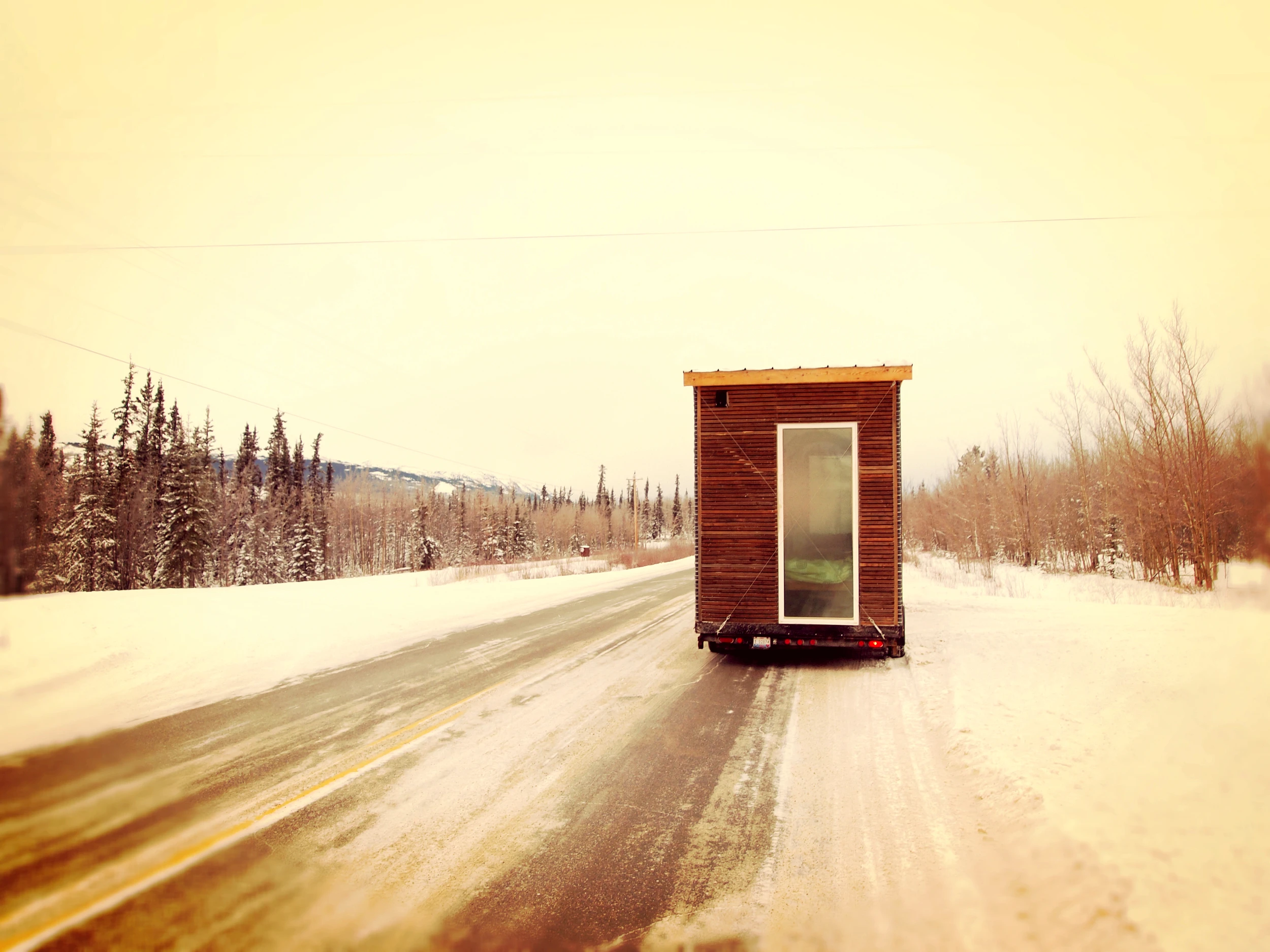 Version.3 was actually completed in the early part of 2014, but Herbert wanted to put the tiny house through its paces and ensure it could withstand a harsh Canadian winter (Photo: Laird Herbert)