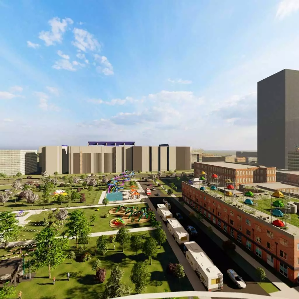 Rooftop tent platforms create a camping experience quite unique to urban environments