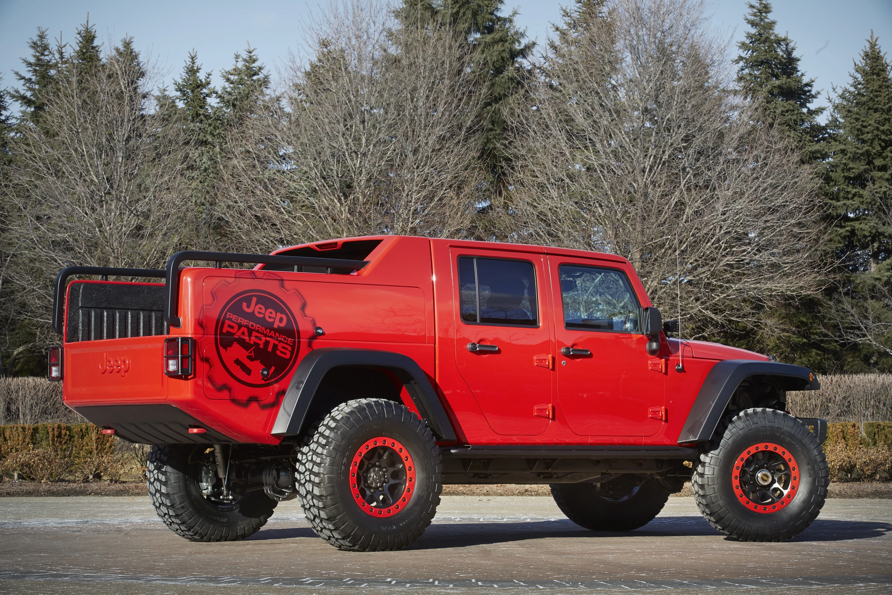 The Jeep Wrangler-based Red Rock Responder support vehicle