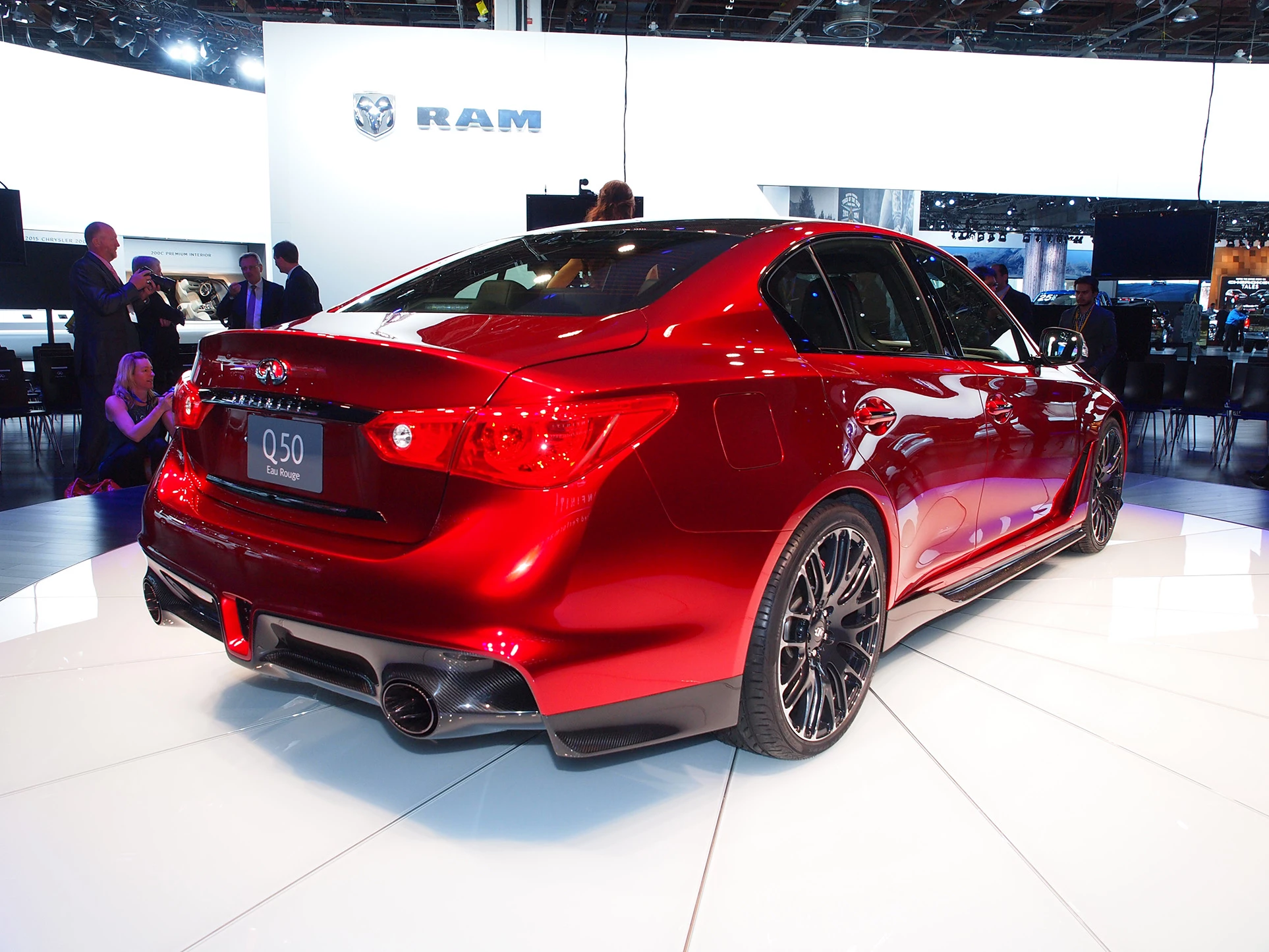 Infiniti's 560 hp Q50 Eau Rouge high-performance sedan prototype