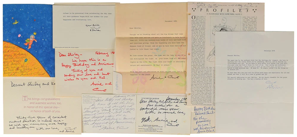 A mixture of Carl Sagan's papers