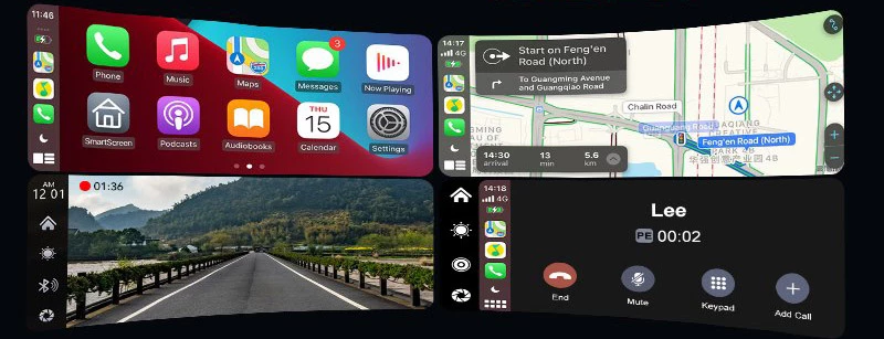 Apple CarPlay, Android Auto, dual Bluetoth, dual dashcams and tire pressure monitors