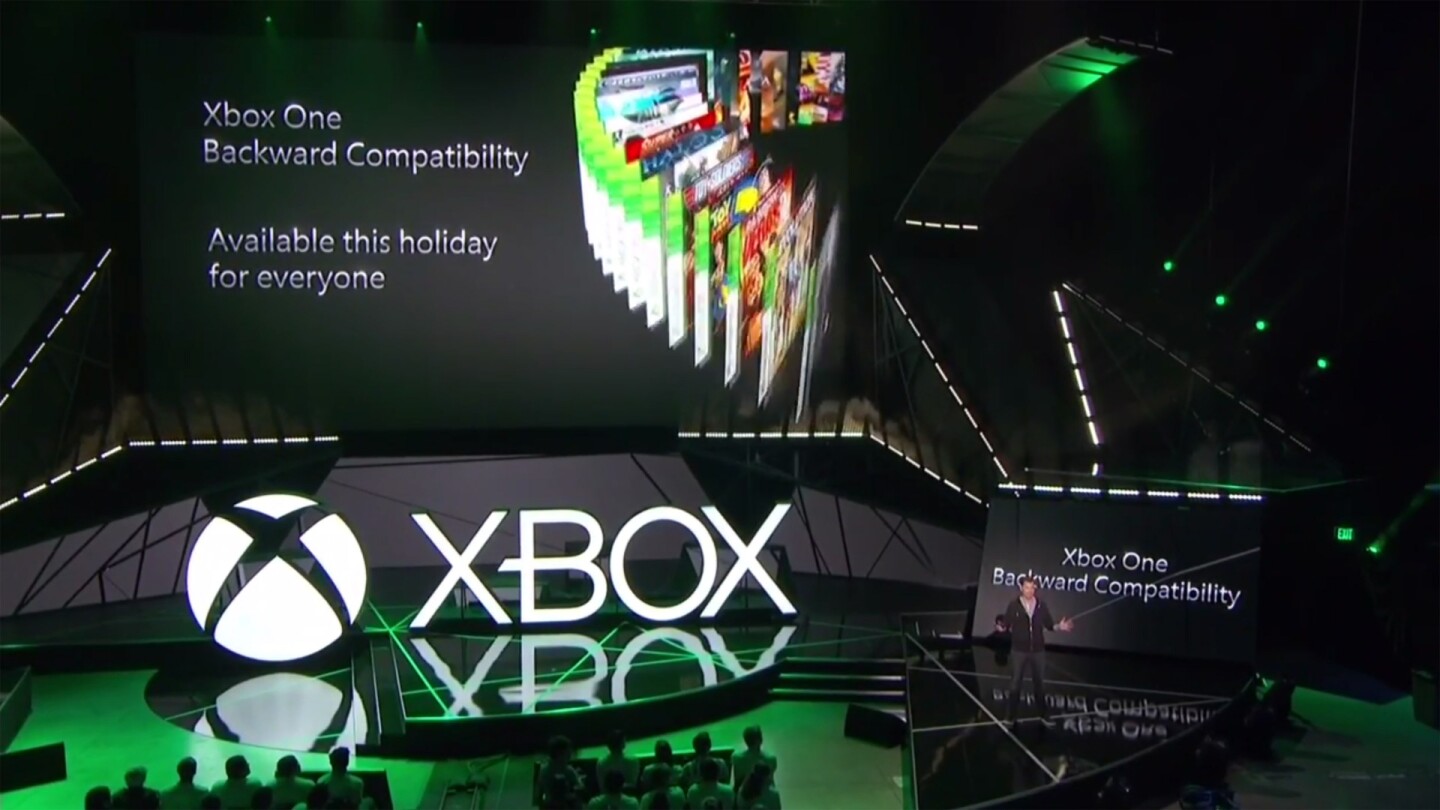 Backwards compatibility is a huge new selling point for Microsoft's Xbox One console