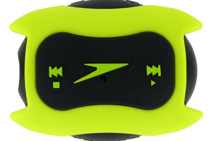 The Speedo Aquabeat comes in lime green, hot pink, black and gray