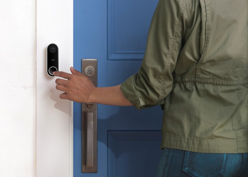 The new Nest Hello lets you see who's at the door without being home