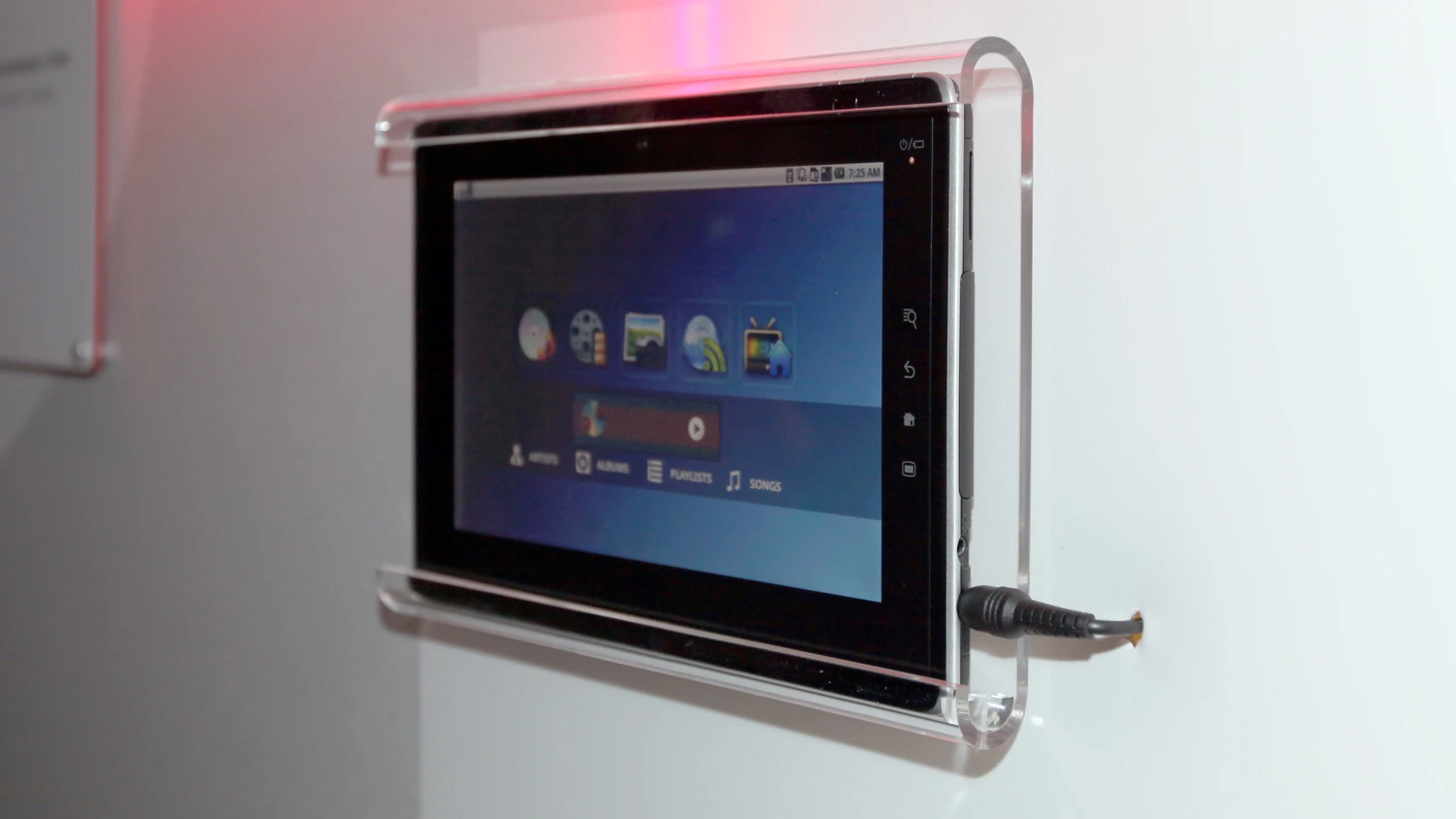 Toshiba's Folio 100 media tablet on display at IFA 2010